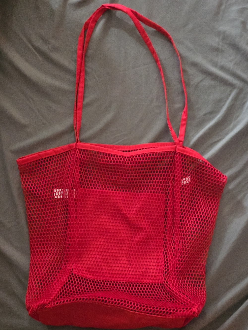 VENUS Red Mesh Tote Bag